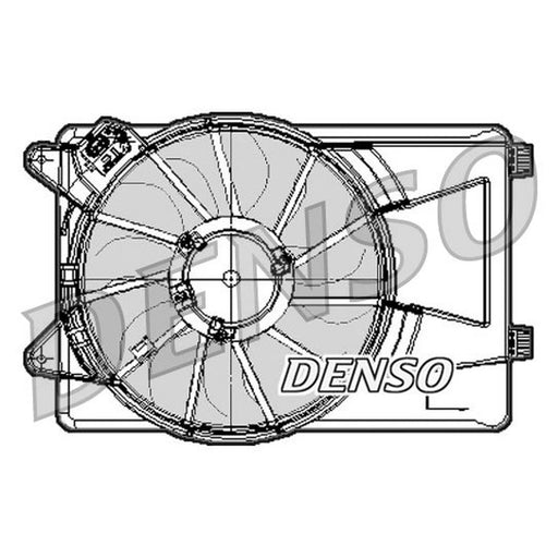 Denso Engine Cooling Fan fits Fiat Doblo Combi 2010-2023 1.4
