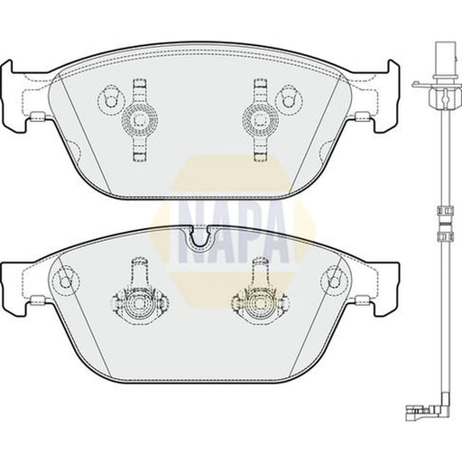 NAPA Front Brake Pad Set NBP1890