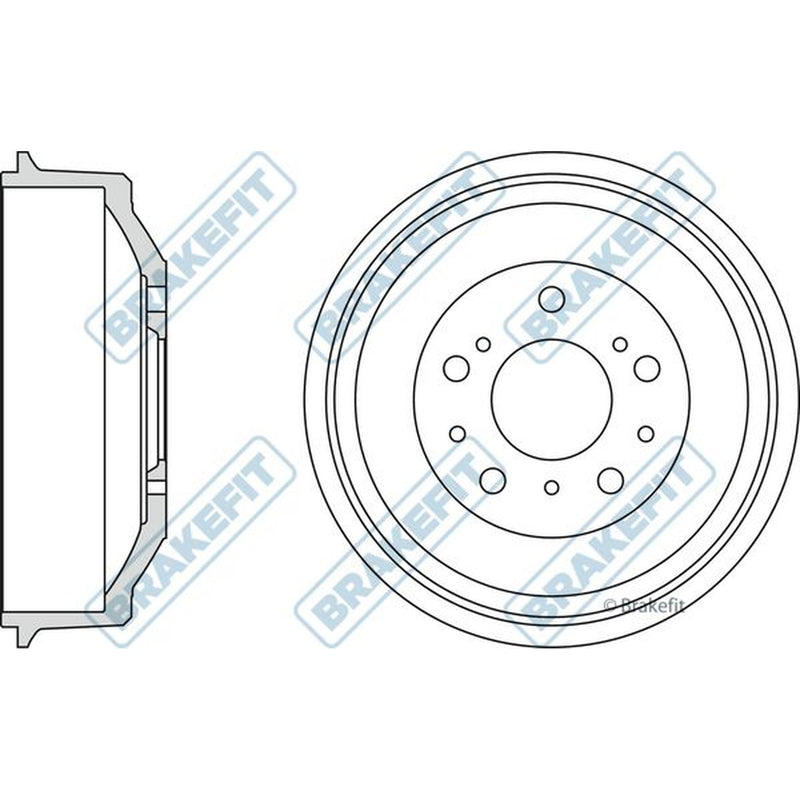 Apec Brake Drum Assembly Rear fits Citroën C25 1981-1994 1.8 2.0 2.5
