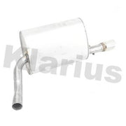 Klarius Box With Tail Pipe (Rh) Right Rear fits Jaguar S-Type II 1999-2007
