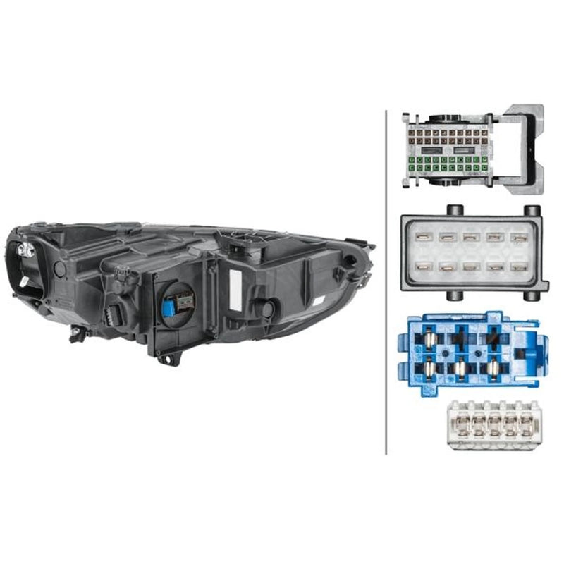 Hella Headlight Headlamp LED Left fits Opel Insignia B Country Tourer 2017-2018