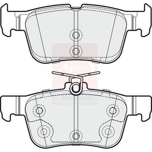 Apec Rear Brake Pad Set PD3739