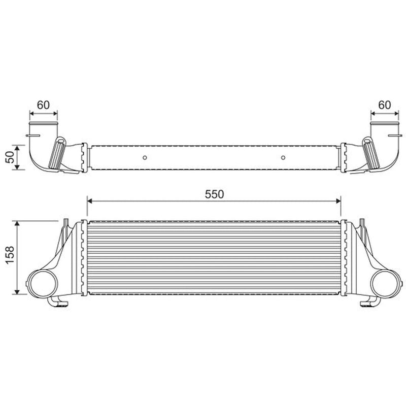 Valeo Intercooler (Charge Air Cooler) 818400