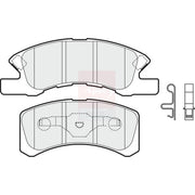 Apec Front Brake Vented Discs & Pads fits Daihatsu Charade VI 2003 on 1.0