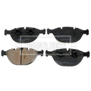 Borg & Beck Front & Rear Brake Discs & Pads fits BMW X5 2001-2006 4.4 4.6 4.8