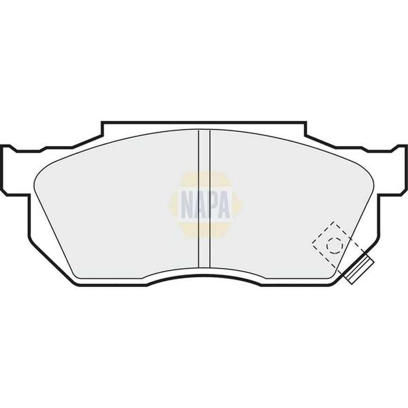 NAPA Front Brake Pad Set fits Honda Accord I 1978-1983 1.6
