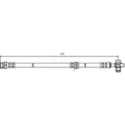 Apec Brake Hydraulic Hose Line Front fits VW Jetta III 2004-2010 1.6 1.9 2.0