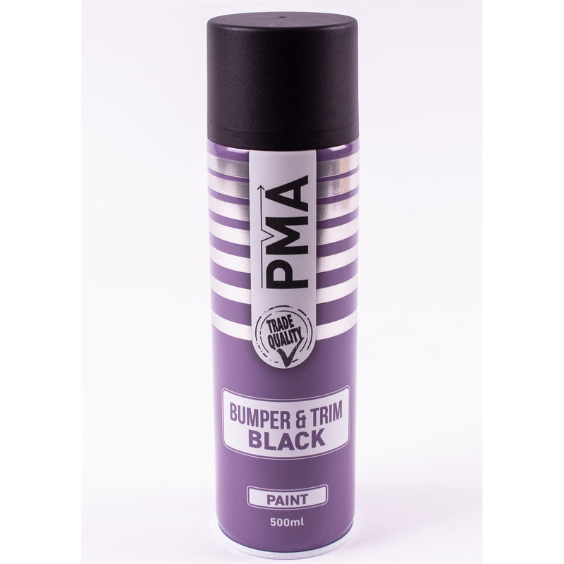 6x Autotek Professional Black Bumper and Trim 500ml Spray Paint High Coverage Autotek - Dynamic Drive