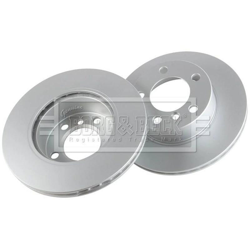 Borg & Beck Front Brake Vented Discs & Pads fits BMW 1 Sports Hatch 2011-2015