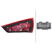 Hella Tail Light / Lamp W16W Left fits Audi A1 2010-2015 1.2 1.4 1.6 2.0