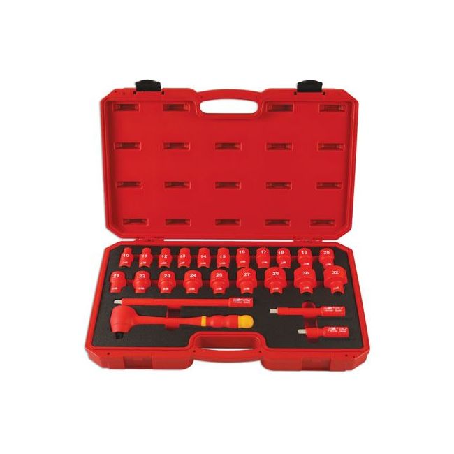 Laser Insulated Socket Set 1/2"D 24pc 6147 Laser - Dynamic Drive