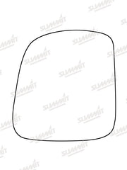 Summit Heated Base Plate With Commercial Mirror Glass fits VW Transporter T5 03 to 14 RHS Summit - Bars 4 Cars