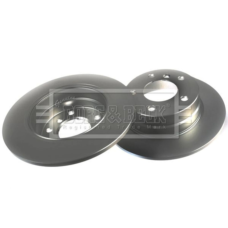 Borg & Beck Rear Brake Solid Discs & Pads fits BMW 1 2004-2011