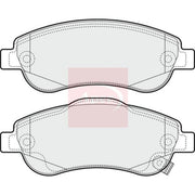 Apec Front & Rear Pads fits Honda Cr-V III 2006-2012 2.0 2.2 2.4