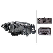 Hella Headlight Headlamp LED Left fits BMW 5 2010-2017