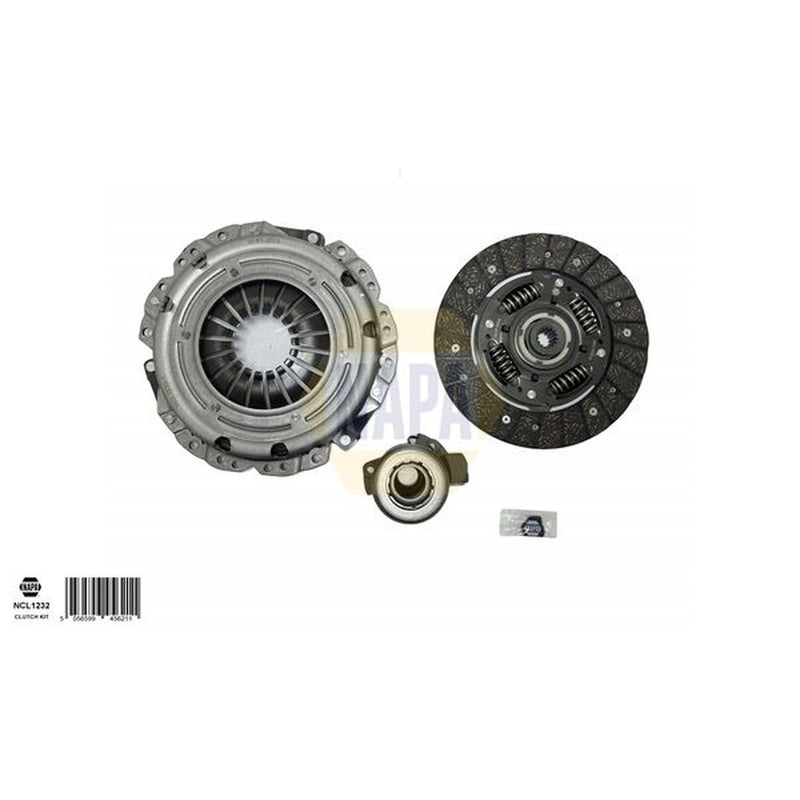 NAPA Clutch Kit Set 3pc fits Alfa Romeo 159 2005-2011 1.8