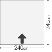Quest Screen House 4 Pro pop up Gazebo (Grey) Quest Leisure - Dynamic Drive