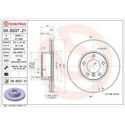Brembo Front & Rear Brake Discs & Pads fits BMW 3 2005-2013