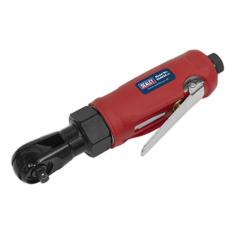 Sealey Compact Air Ratchet Wrench 1/4"Sq Drive GSA634 Sealey - Dynamic Drive