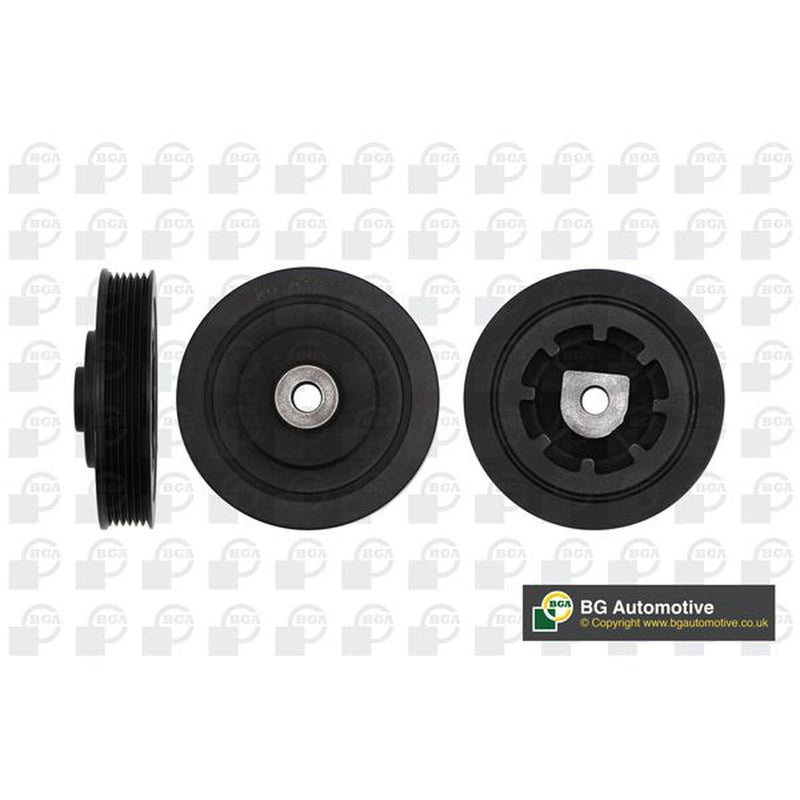 BGA Crank Shaft Belt Pulley fits Peugeot Boxer 1994-2002 1.9