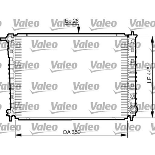 Valeo Engine Radiator 735512