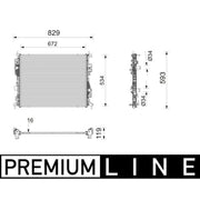 Mahle Engine Radiator CR 2824 000P