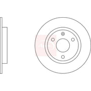 Apec Front Brake Solid Discs & Pads fits Citroën Ax 1986-1998