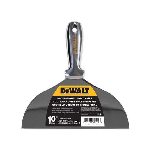 Dewalt Drywall Stainless Steel Jointing/Filling Knife 250mm (10in) DEWALT Drywall - Dynamic Drive