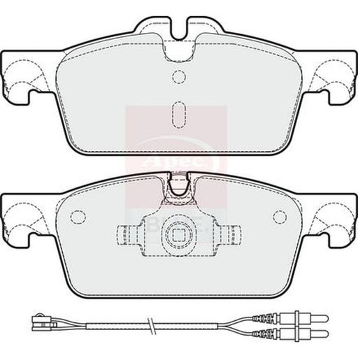Apec Front Brake Pad Set fits Peugeot 508 I 2010-2018 1.6 2.0