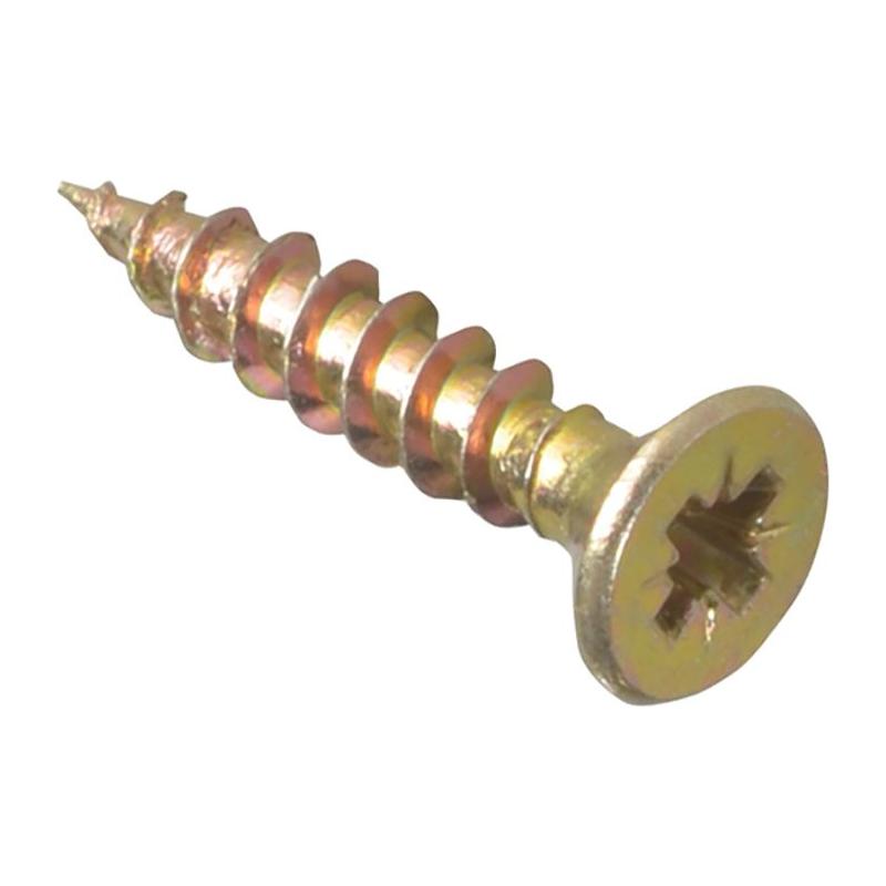 Forgefix Multi-Purpose Pozi Compatible Screw CSK ST ZYP 3.0 x 17mm Box 200 ForgeFix - NN4 Online