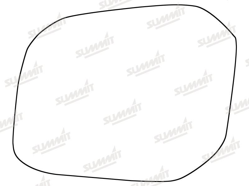 Summit Heated Base Plate With Standard Mirror Glass fits VW Caddy MPV Only 16 on LHS Summit - Bars 4 Cars