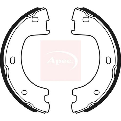 Apec Parking Brake Shoe Set fits Mercedes-Benz Sprinter 3,5-T Bus 2011-2016