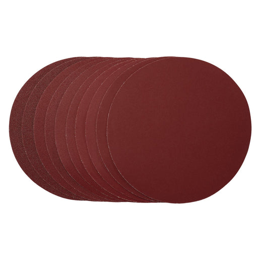Draper Sanding Discs, 180mm, Hook & Loop, Assorted Grit, (Pack of 10) 58110 Draper - Dynamic Drive