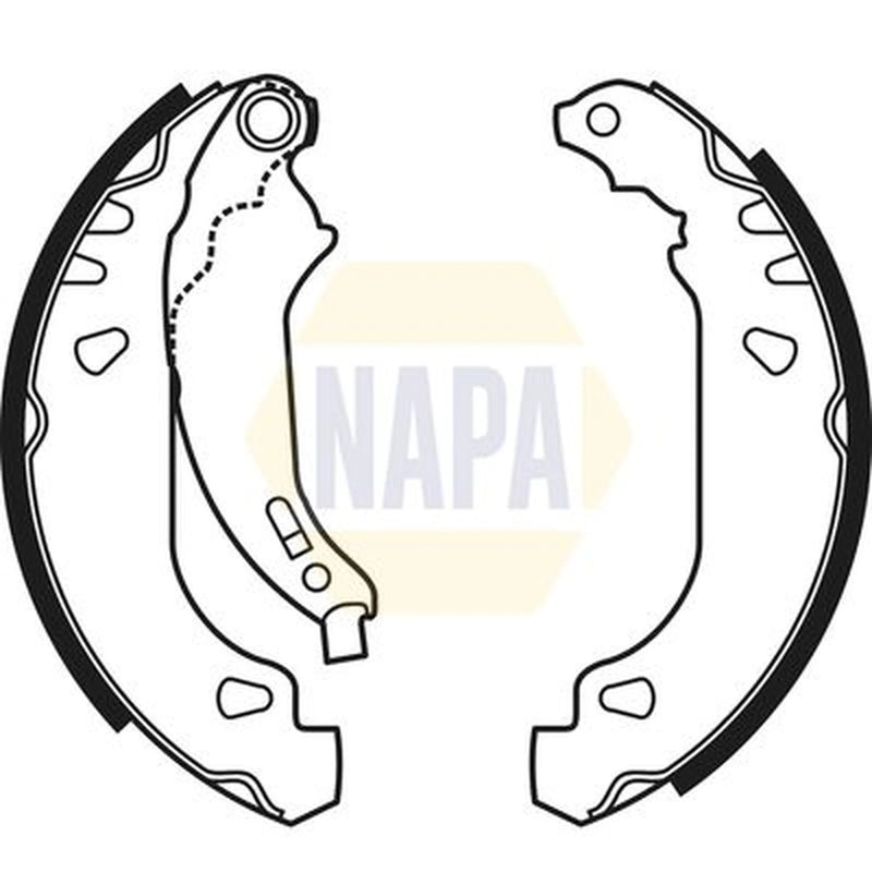 NAPA Brake Shoe Set Axle Kit NBS1030