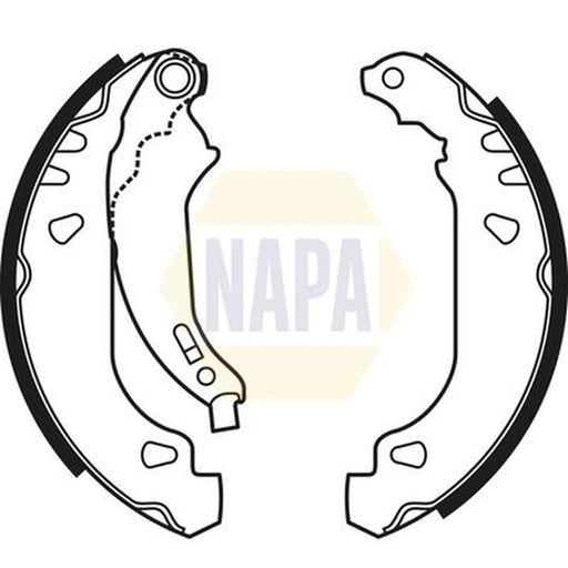NAPA Brake Shoe Set Axle Kit NBS1030