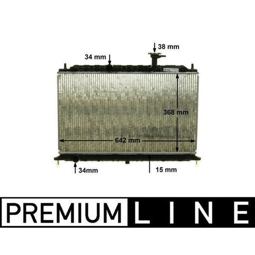 Mahle Engine Radiator fits Kia Rio II 2005-2011 1.4 1.6