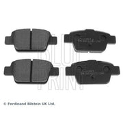 Blue Print Front & Rear Brake Discs & Pads fits Fiat Multipla 1999-2010 1.6 1.9