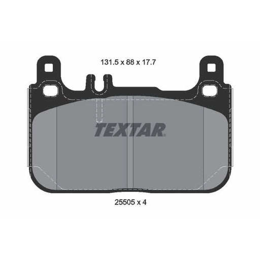 Textar Front Brake Pad Set 2550501