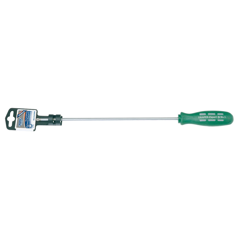 Draper Long Reach Mechanic's/Engineers PZ Type Screwdriver, No.1 x 250mm 55508 Draper - Dynamic Drive