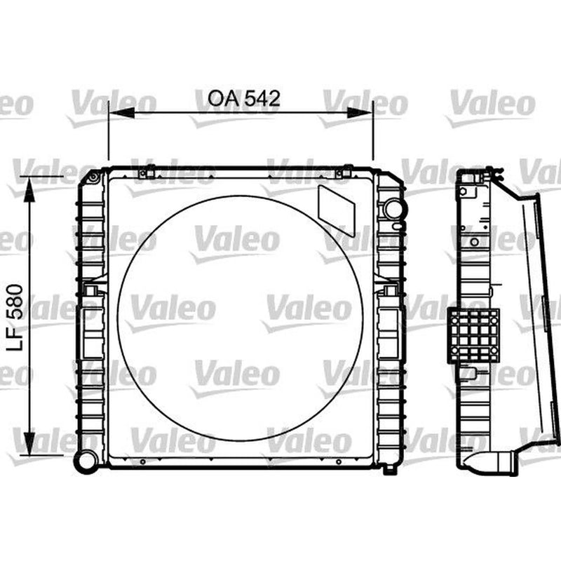 Valeo Engine Radiator 731535