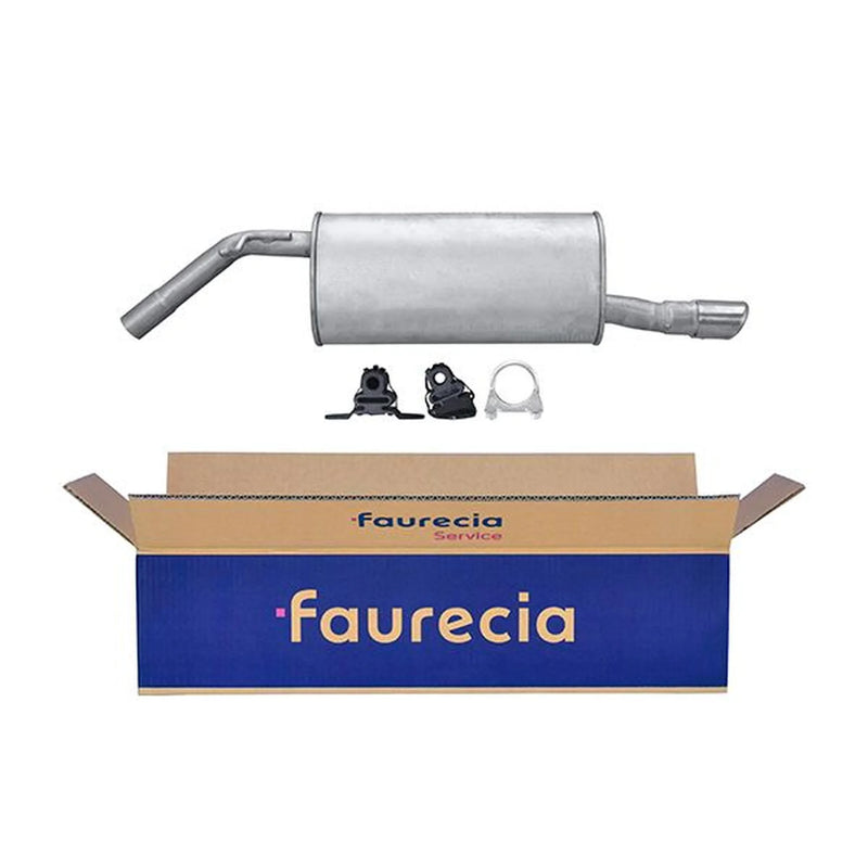 Hella End Silencer Rear fits Peugeot 207 2006-2013 1.6