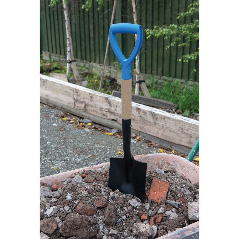 Silverline Wooden Square Head Micro Shovel 700mm 282518 Silverline  - Dynamic Drive