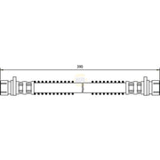 NAPA Brake Hydraulic Hose Line Front fits Land Rover Discovery I 1989-1998