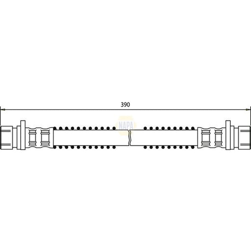 NAPA Brake Hydraulic Hose Line Front NBH1292