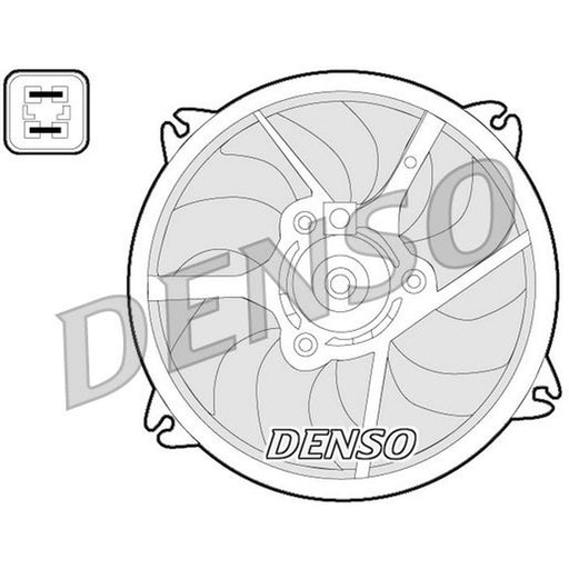 Denso Engine Cooling Fan fits Citroën Xsara Picasso 1999-2012 1.6 1.8 2.0