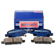 Borg & Beck Front & Rear Brake Discs & Pads fits Nissan Juke 2010-2019 1.6