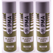 Autotek Professional Grey Plastic Primer 500ml Spray Paint High Coverage Autotek - Dynamic Drive