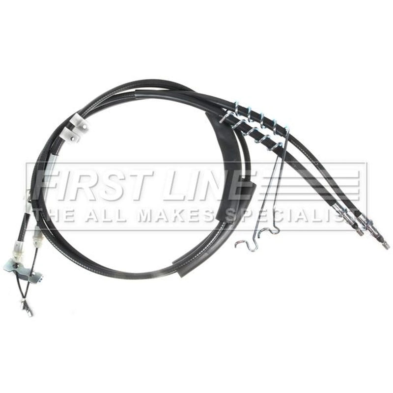 First Line Handbrake Cable Left Rear fits Ford Transit Connect 2002-2013 1.8