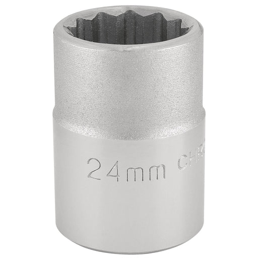 Draper 12 Point Socket, 3/4" Sq. Dr., 24mm 16692 Draper - Dynamic Drive