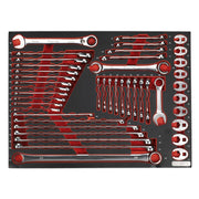 Sealey Tool Tray with Specialised Spanner Set 44pc TBTP11 Sealey - Dynamic Drive